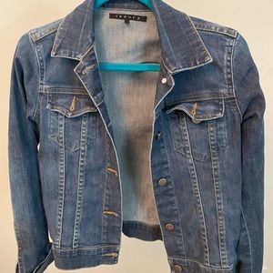 Theory Dark Denim Jacket